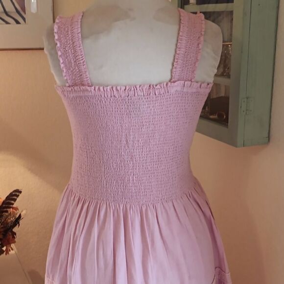 Lands End Shirred Midi Sundress - Picture 9 of 15